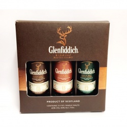 Glenfiddich Single Malt, Miniature 3 pack Gift Set
